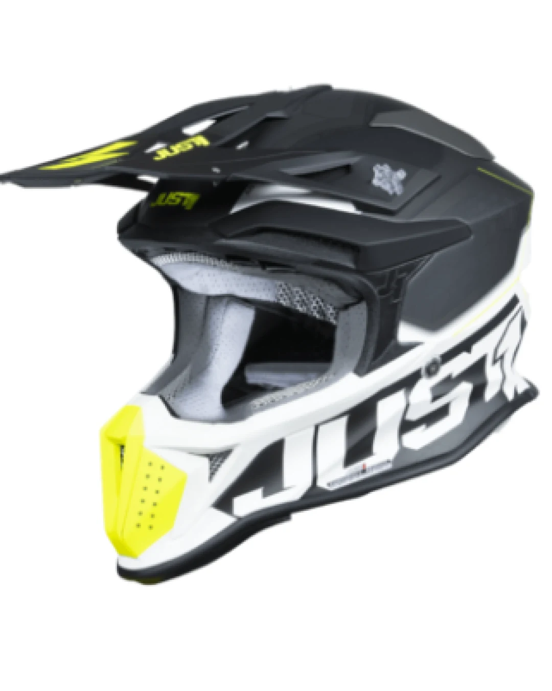 Mотокрос каска Just1 J-18 F Hexa Fluo Yellow/Black/White