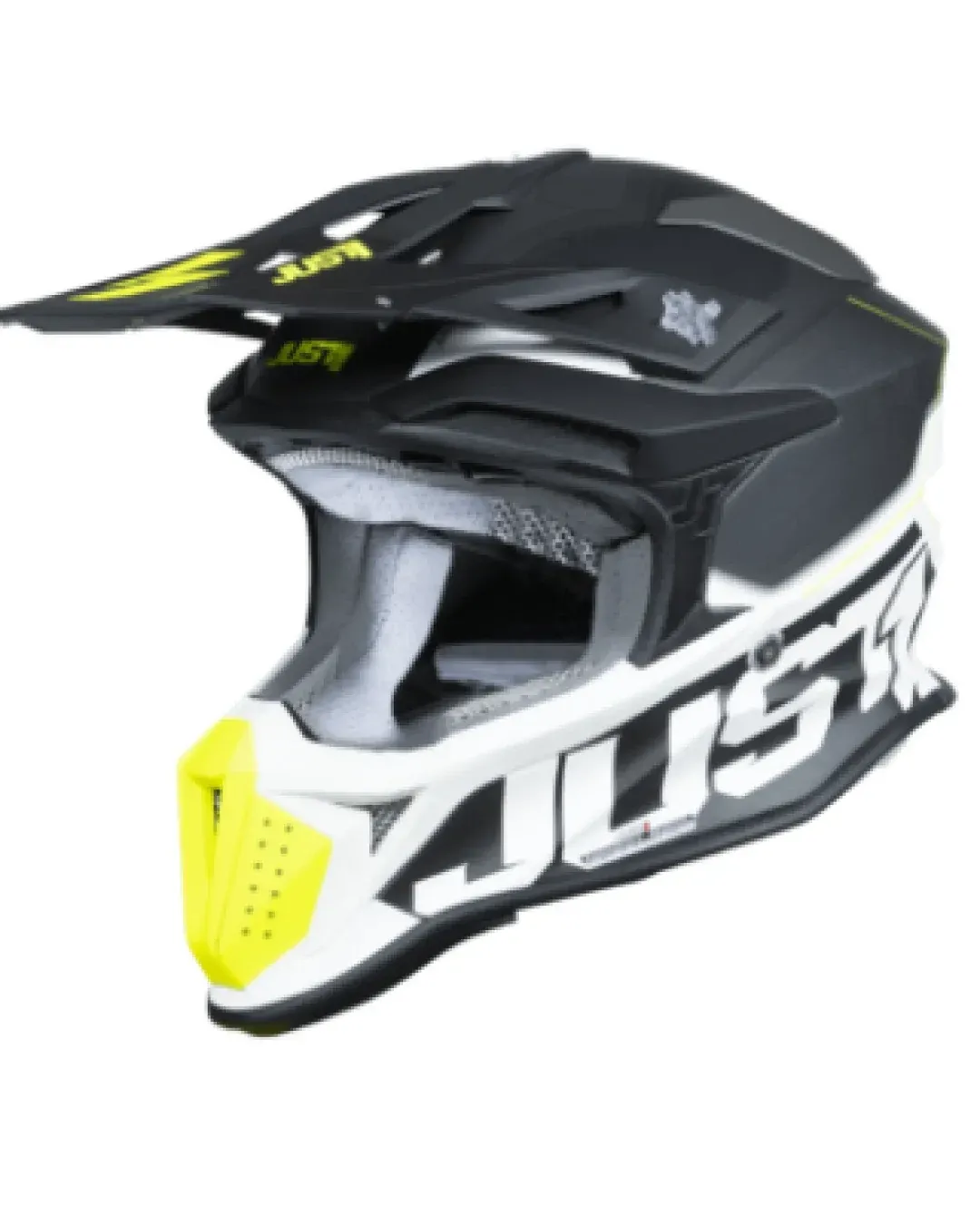 Mотокрос каска Just1 J-18 F Hexa Fluo Yellow/Black/White