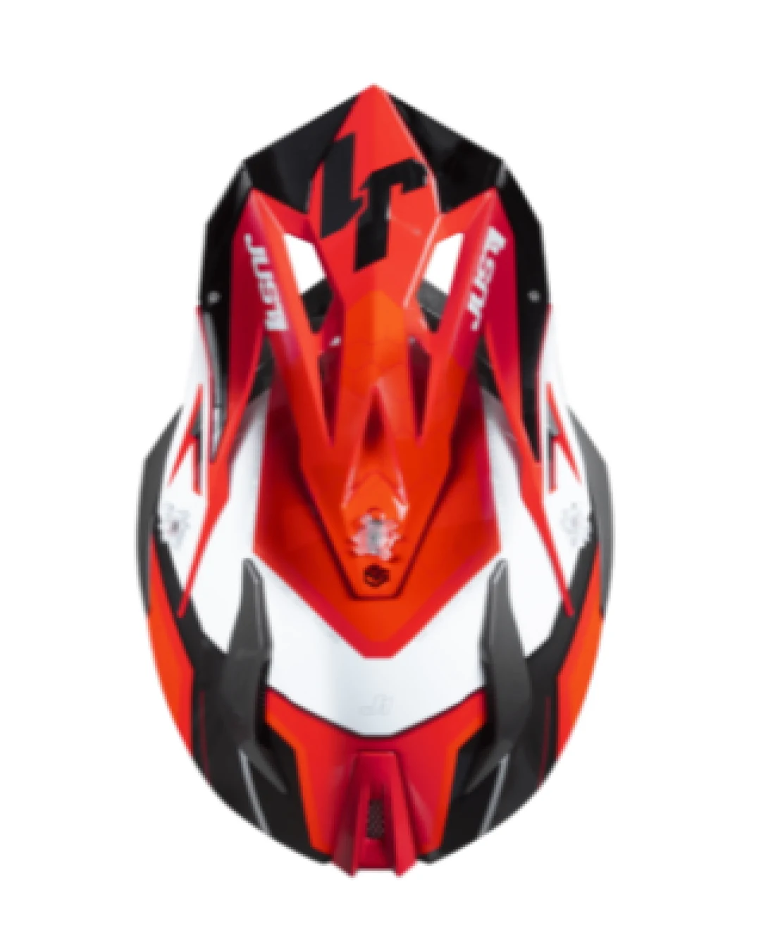 Mотокрос каска Just1 J-18 F Hexa White/Fluo Red/Black