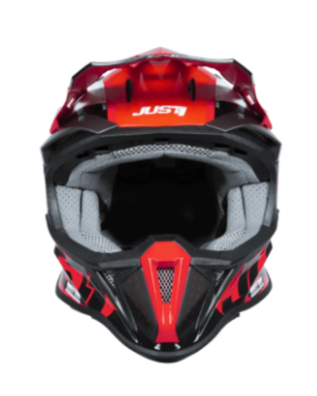Mотокрос каска Just1 J-18 F Hexa White/Fluo Red/Black