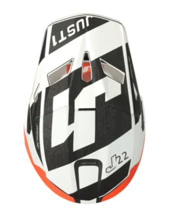 Mотокрос каска Just1 J-22 C Adrenaline Orange/Carbon Matt