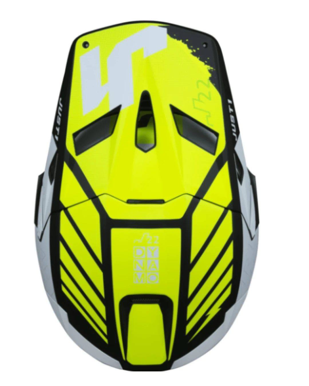Mотокрос каска Just1 J-22 F Dynamo Fluo Yellow/White/Black