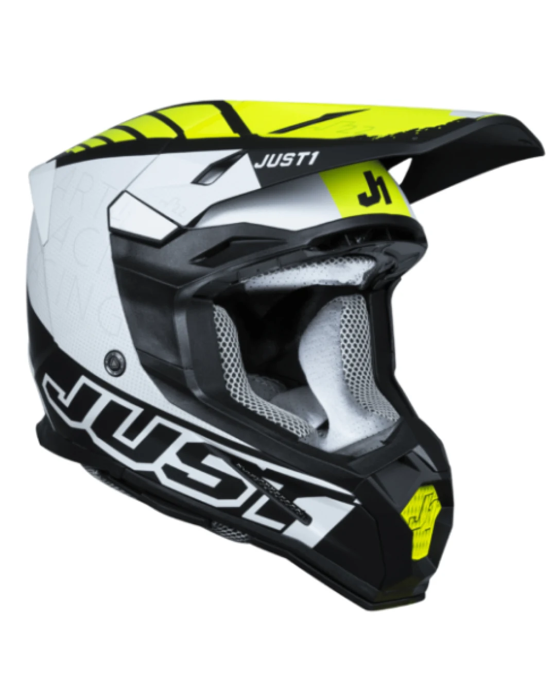 Mотокрос каска Just1 J-22 F Dynamo Fluo Yellow/White/Black