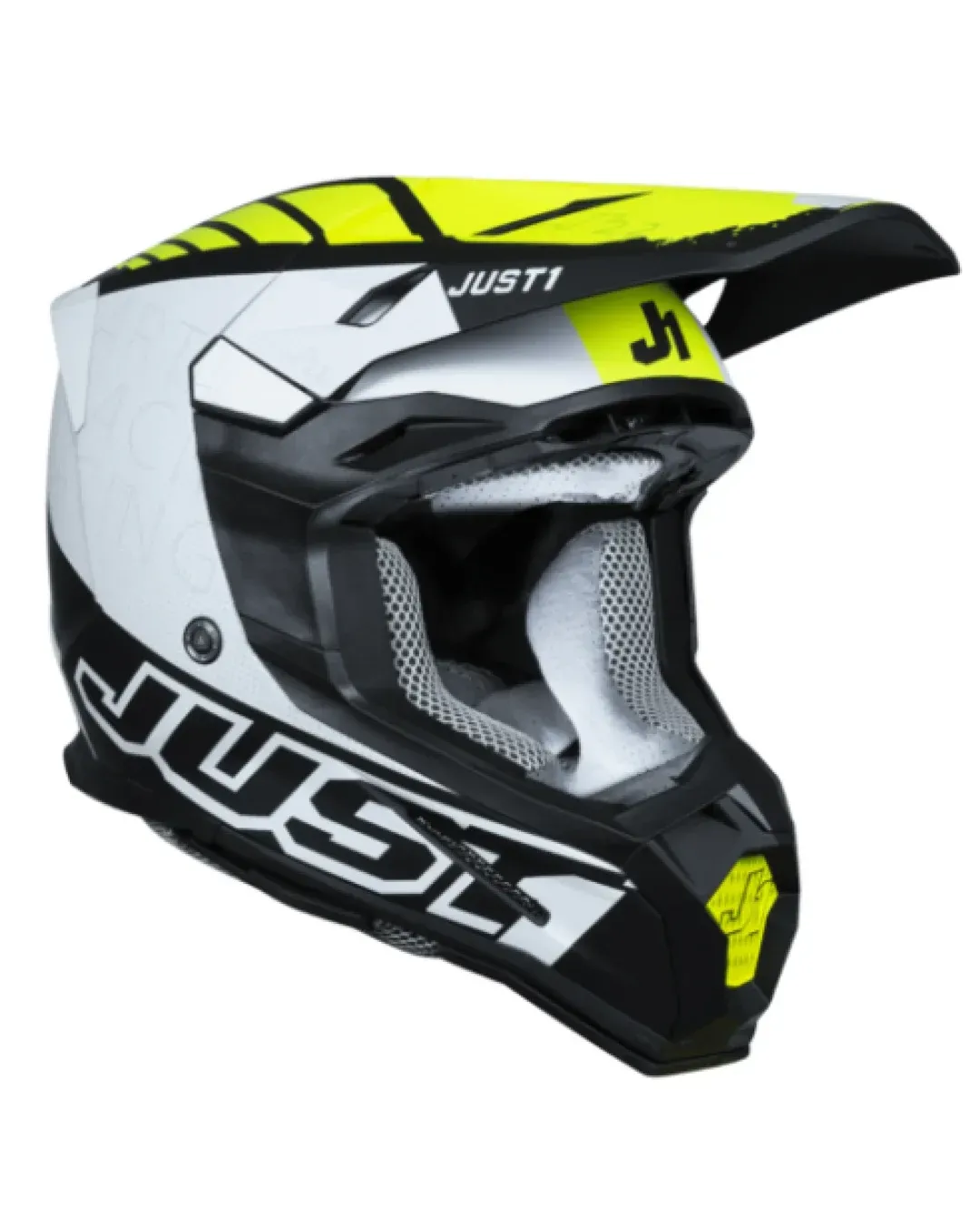 Mотокрос каска Just1 J-22 F Dynamo Fluo Yellow/White/Black