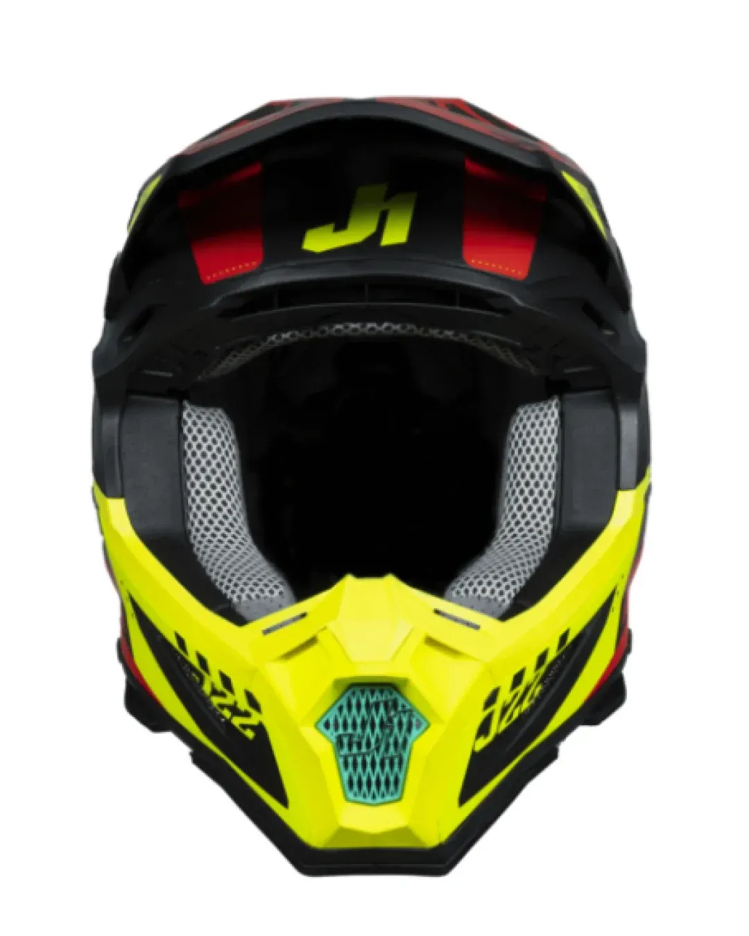 Mотокрос каска Just1 J-22 F Falcon Fluo Red/Yellow/Black