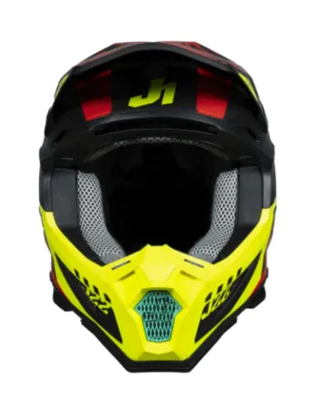 Mотокрос каска Just1 J-22 F Falcon Fluo Red/Yellow/Black