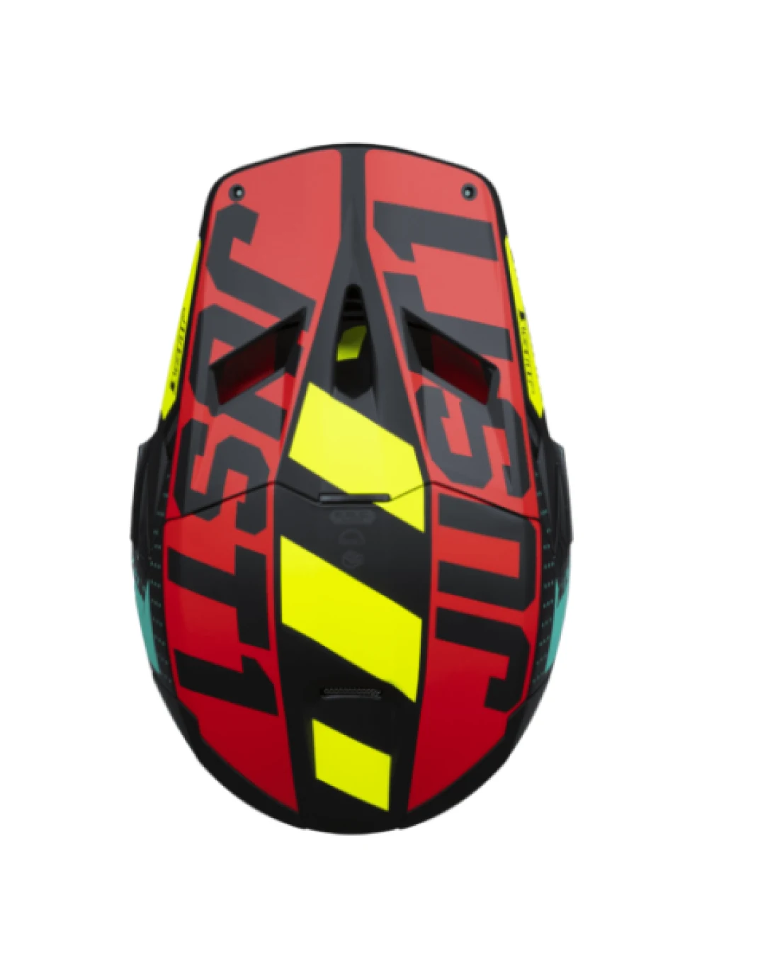 Mотокрос каска Just1 J-22 F Falcon Fluo Red/Yellow/Black