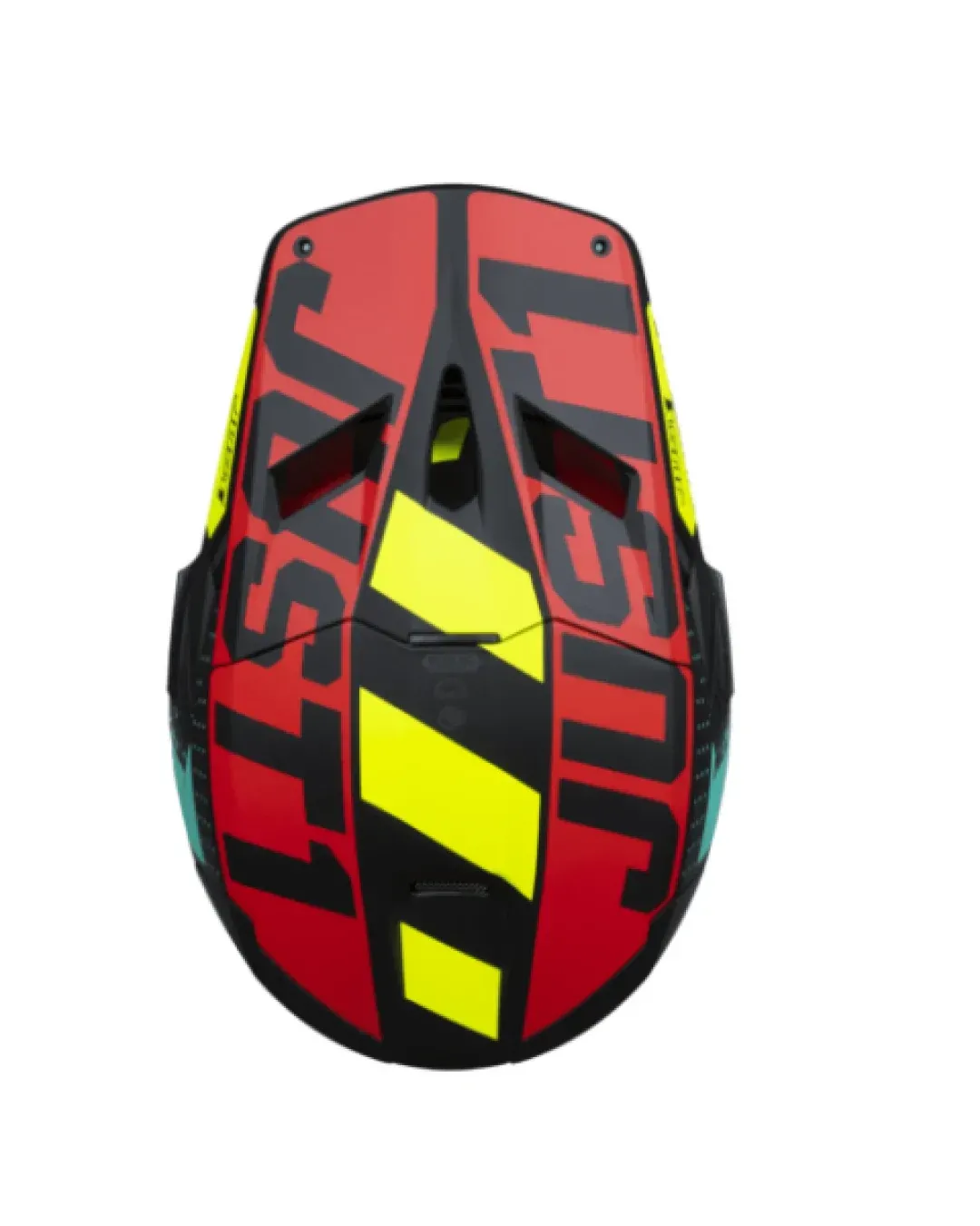 Mотокрос каска Just1 J-22 F Falcon Fluo Red/Yellow/Black