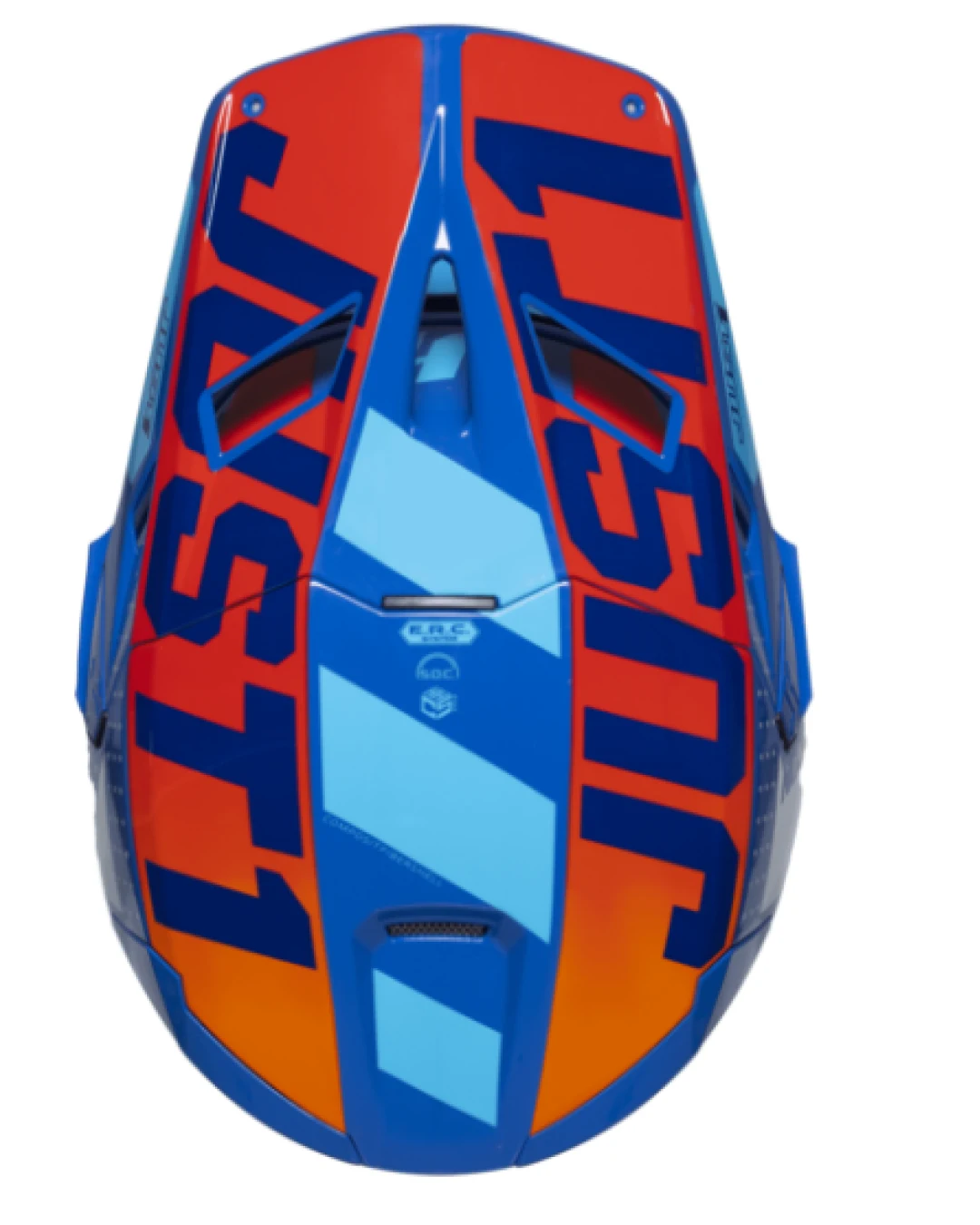 Mотокрос каска Just1 J-22 F Falcon Orange/Blue