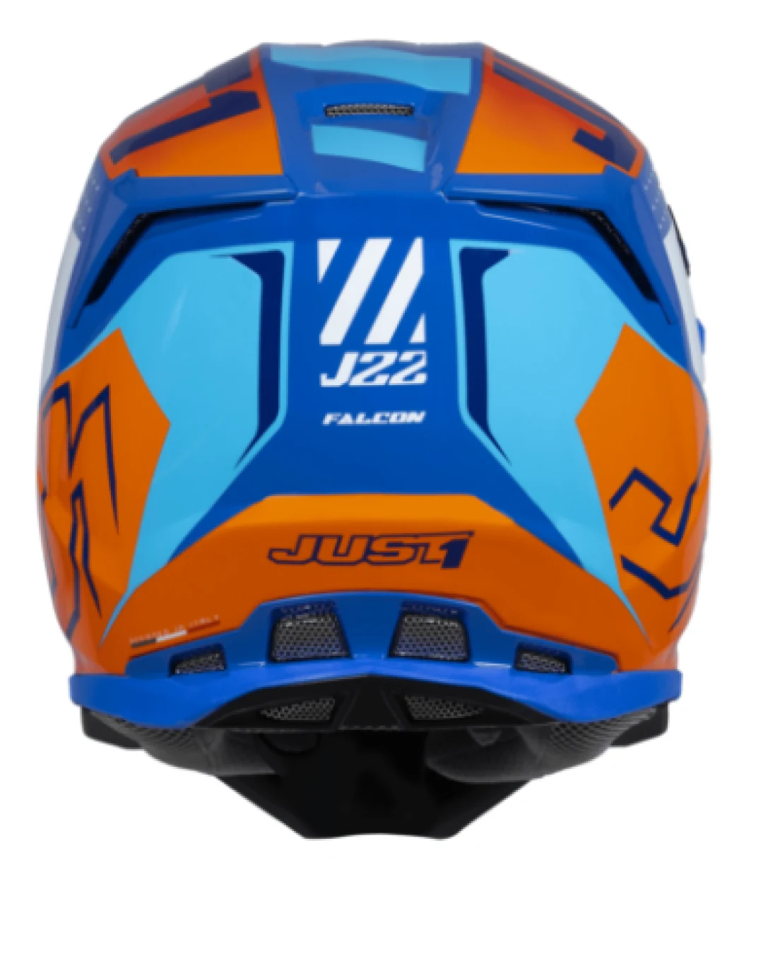 Mотокрос каска Just1 J-22 F Falcon Orange/Blue