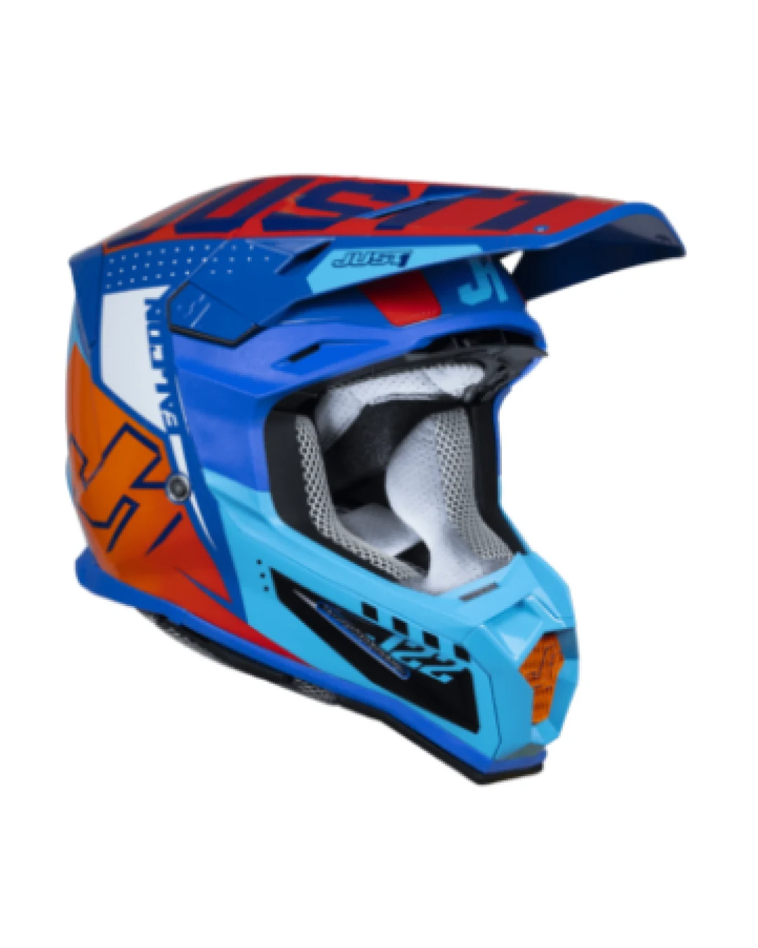 Mотокрос каска Just1 J-22 F Falcon Orange/Blue
