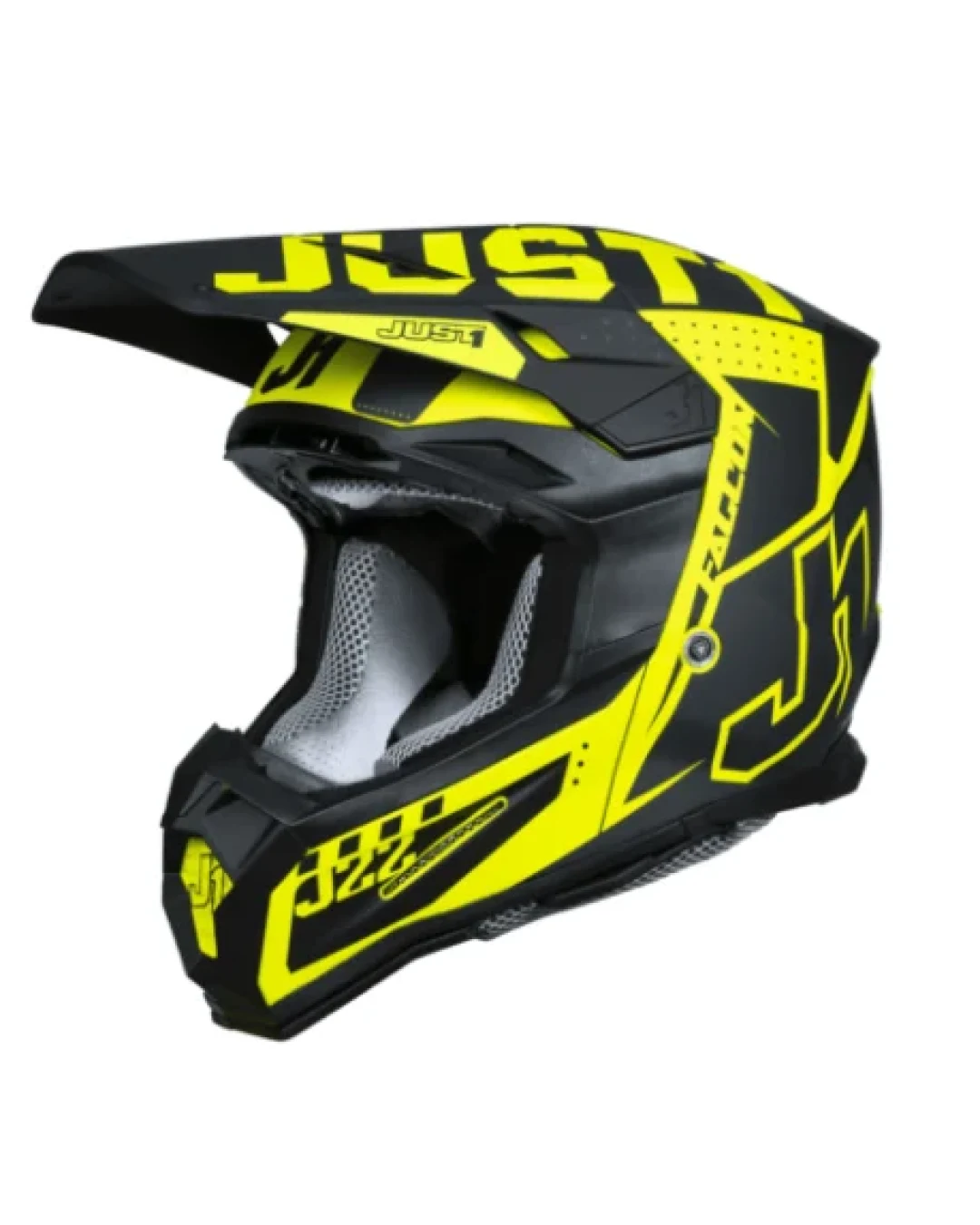 Mотокрос каска Just1 J-22 F Falcon Titanium/Black/Fluo Yellow