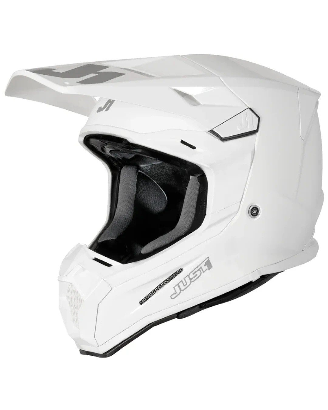 Mотокрос каска Just1 J-22 F Solid White Gloss