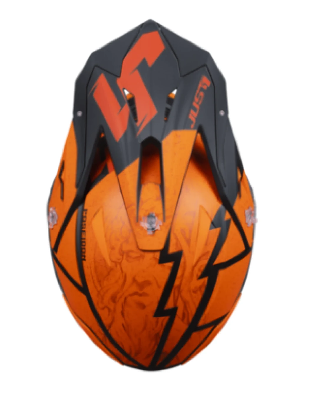 Mотокрос каска Just1 J-39 Poseidon Fluo Orange/Red/Black