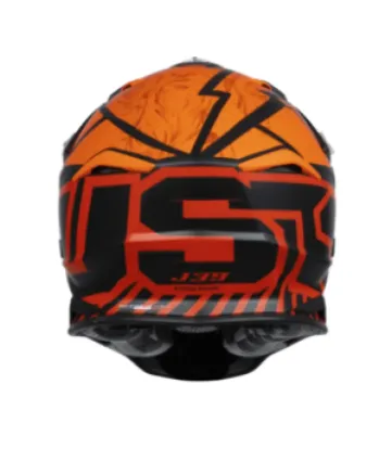 Mотокрос каска Just1 J-39 Poseidon Fluo Orange/Red/Black
