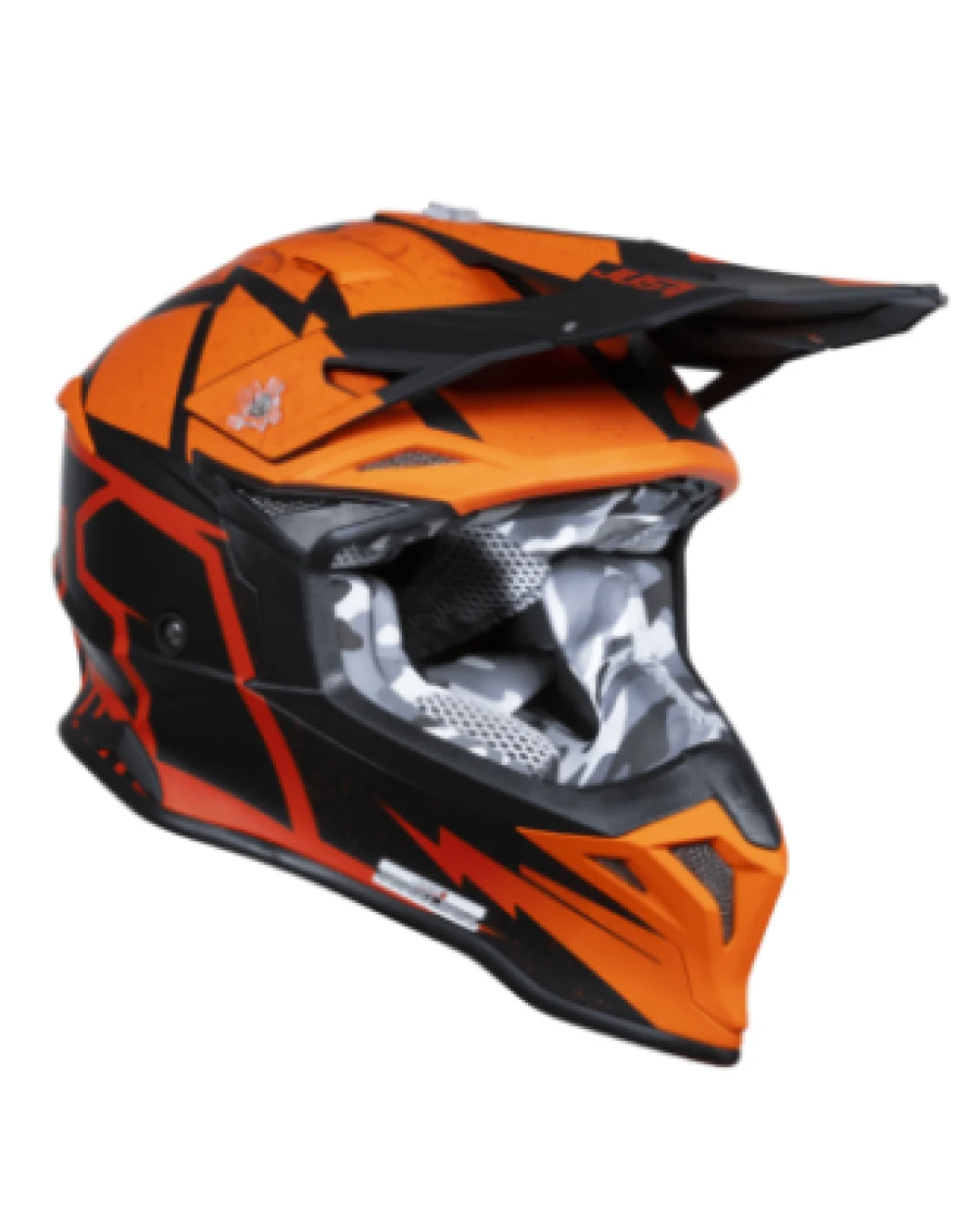 Mотокрос каска Just1 J-39 Poseidon Fluo Orange/Red/Black