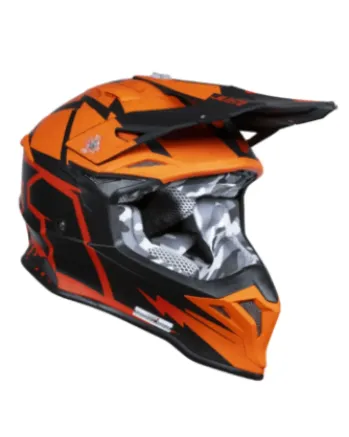Mотокрос каска Just1 J-39 Poseidon Fluo Orange/Red/Black
