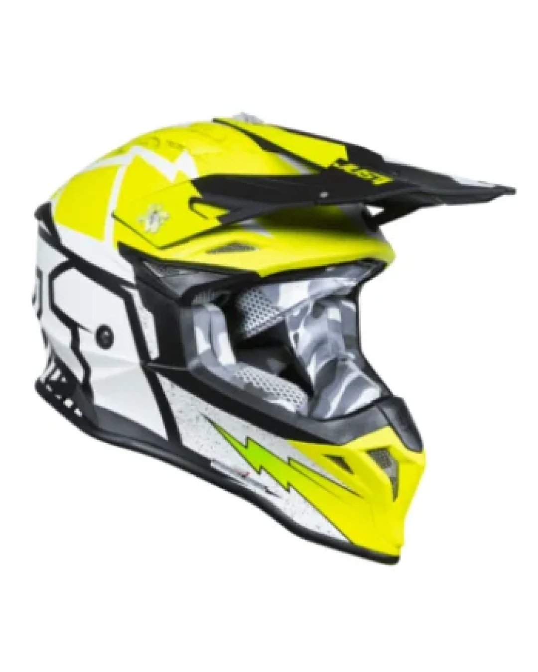 Mотокрос каска Just1 J-39 Poseidon Fluo Yellow/Black/White