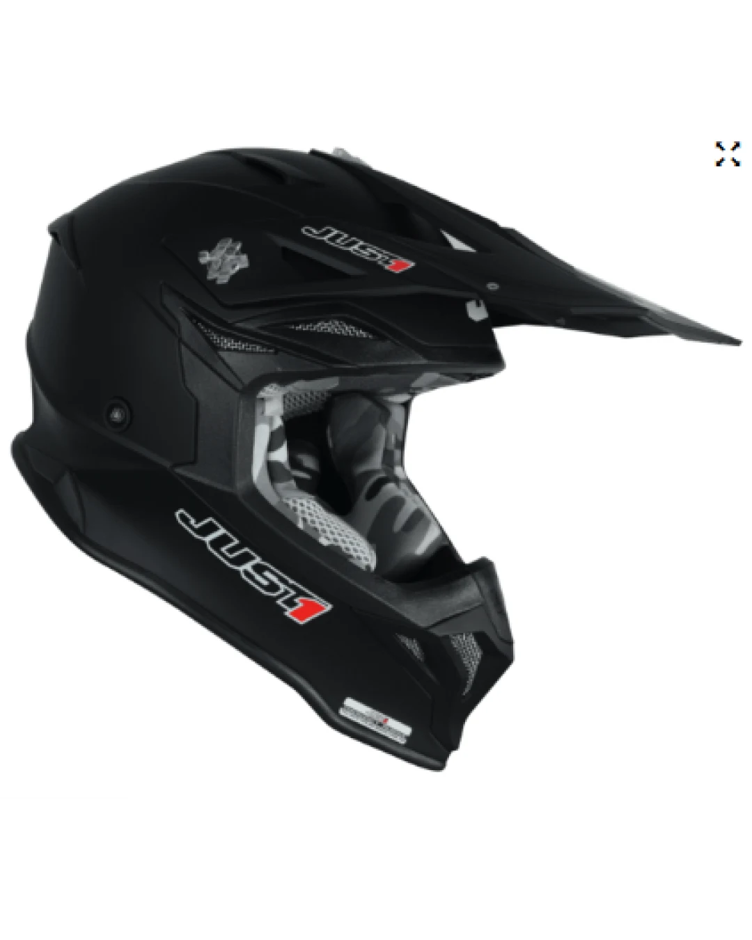 Mотокрос каска Just1 J-39 Solid Black Matt