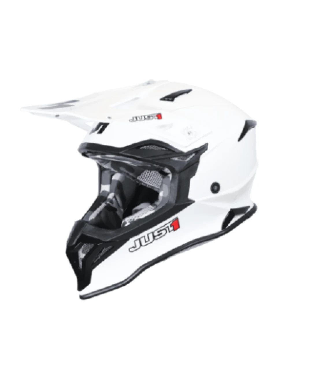 Mотокрос каска Just1 J-39 Solid White Gloss