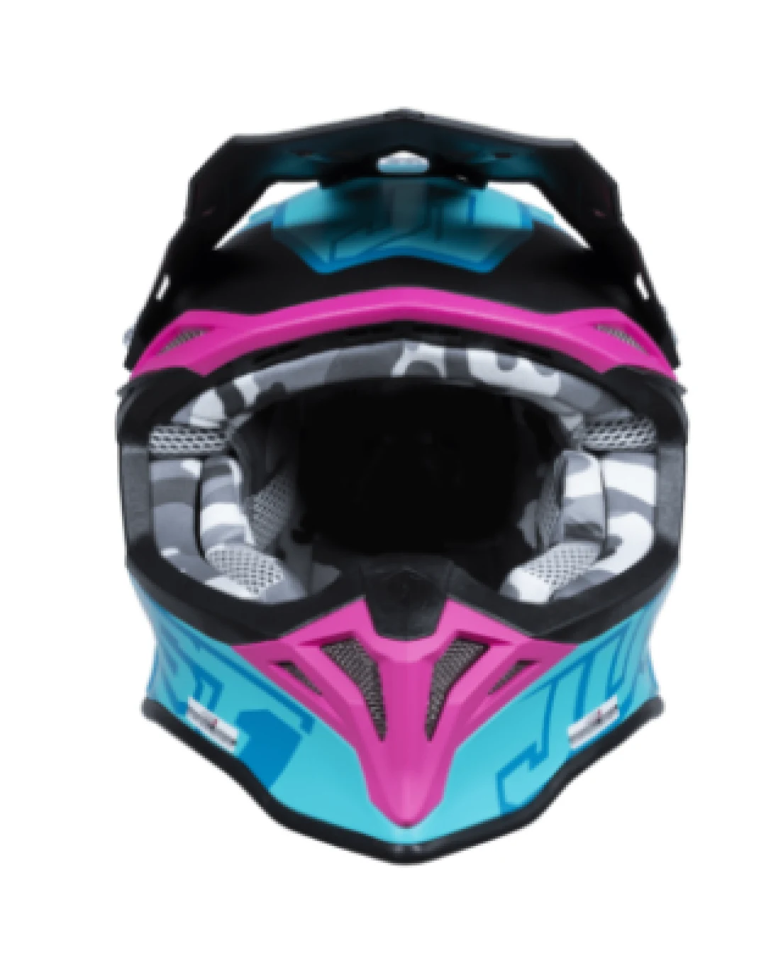 Mотокрос каска Just1 J-39 Thruster Petrol Blue/Fuxia Black