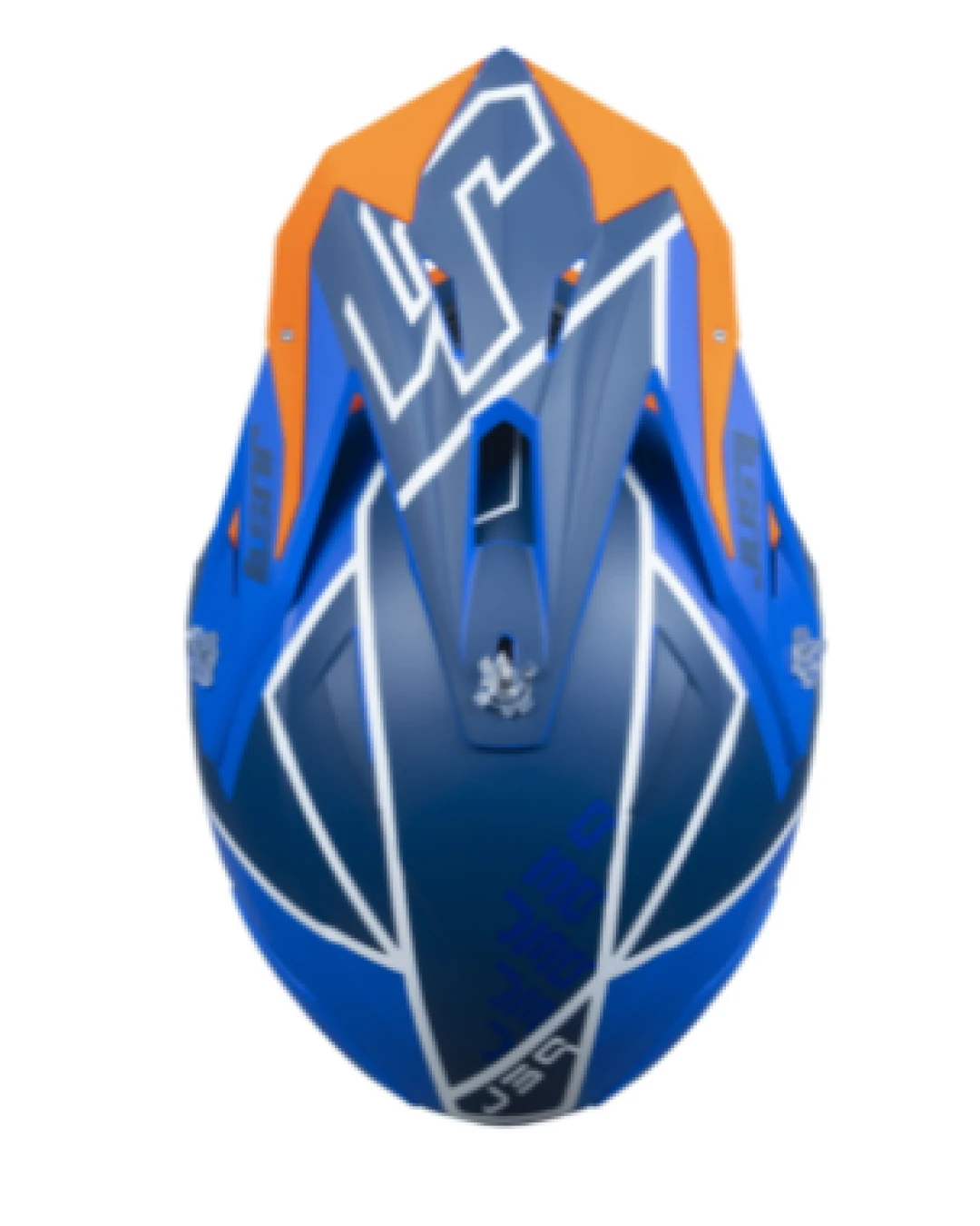 Mотокрос каска Just1 J-39 Thruster White/Fluo Orange/Blue
