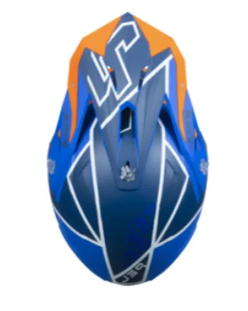 Mотокрос каска Just1 J-39 Thruster White/Fluo Orange/Blue