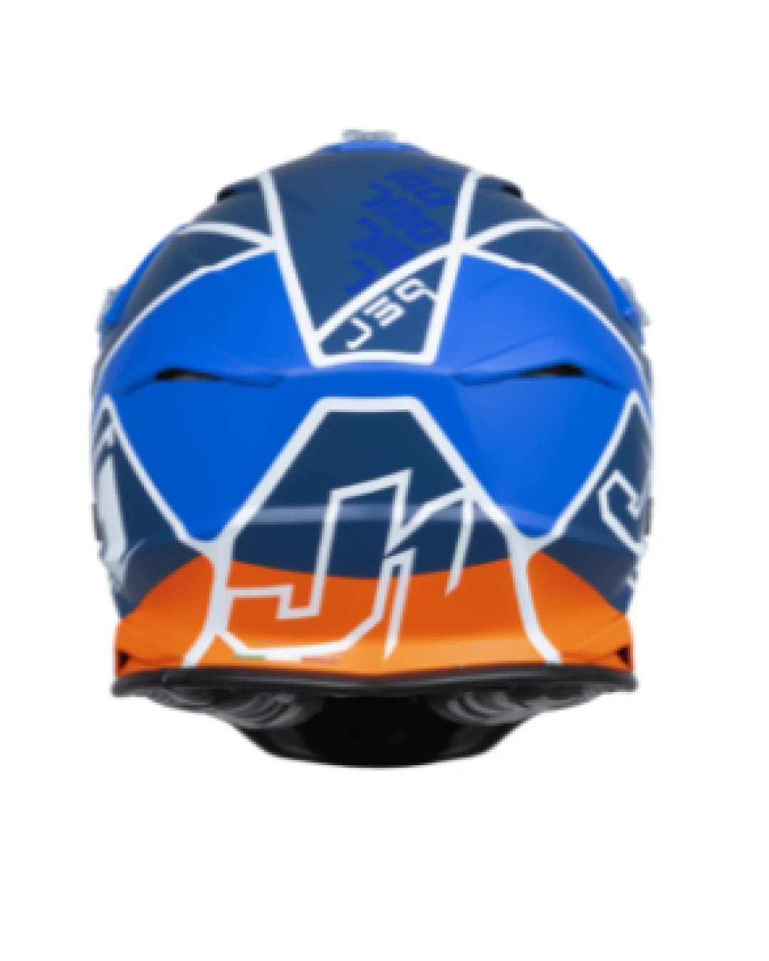 Mотокрос каска Just1 J-39 Thruster White/Fluo Orange/Blue