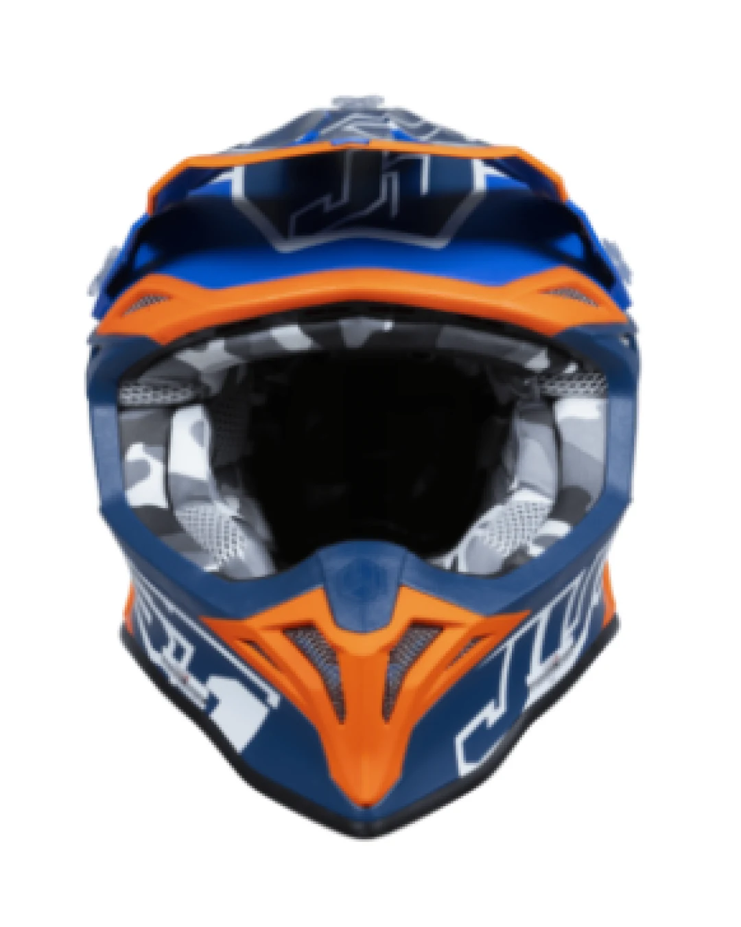 Mотокрос каска Just1 J-39 Thruster White/Fluo Orange/Blue
