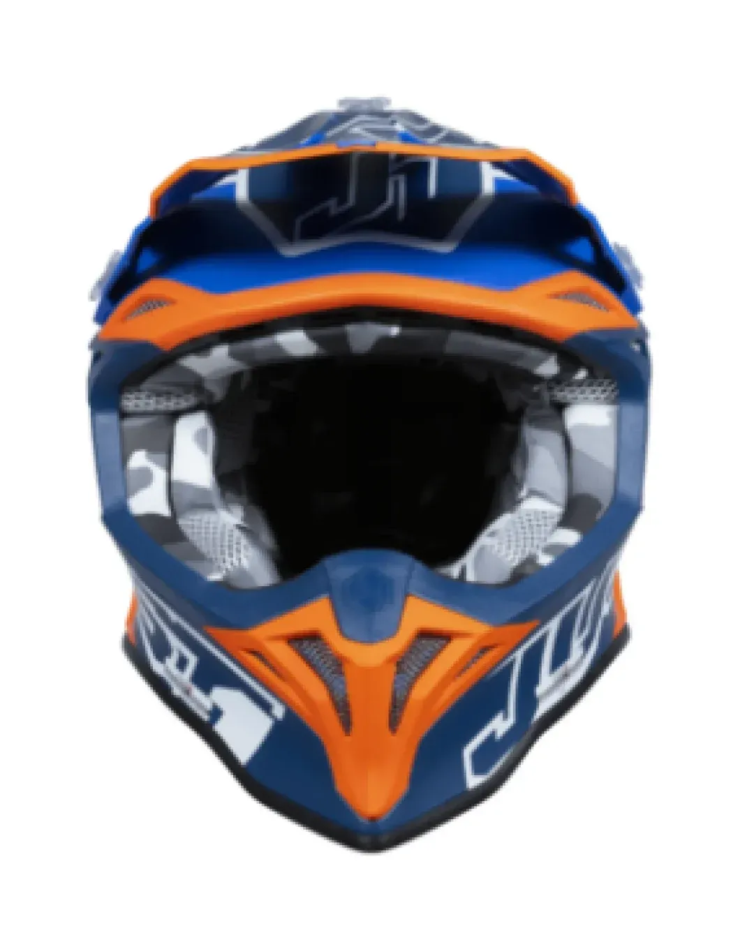 Mотокрос каска Just1 J-39 Thruster White/Fluo Orange/Blue