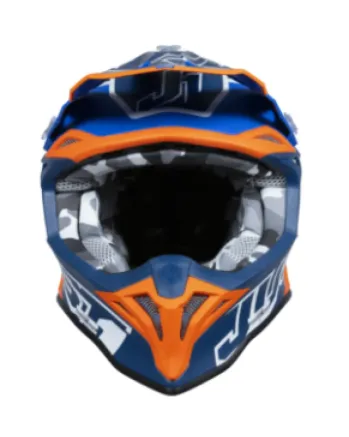 Mотокрос каска Just1 J-39 Thruster White/Fluo Orange/Blue