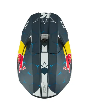 Мотокрос каска KINI RED BULL MX3 1.0-BLUE/WHITE