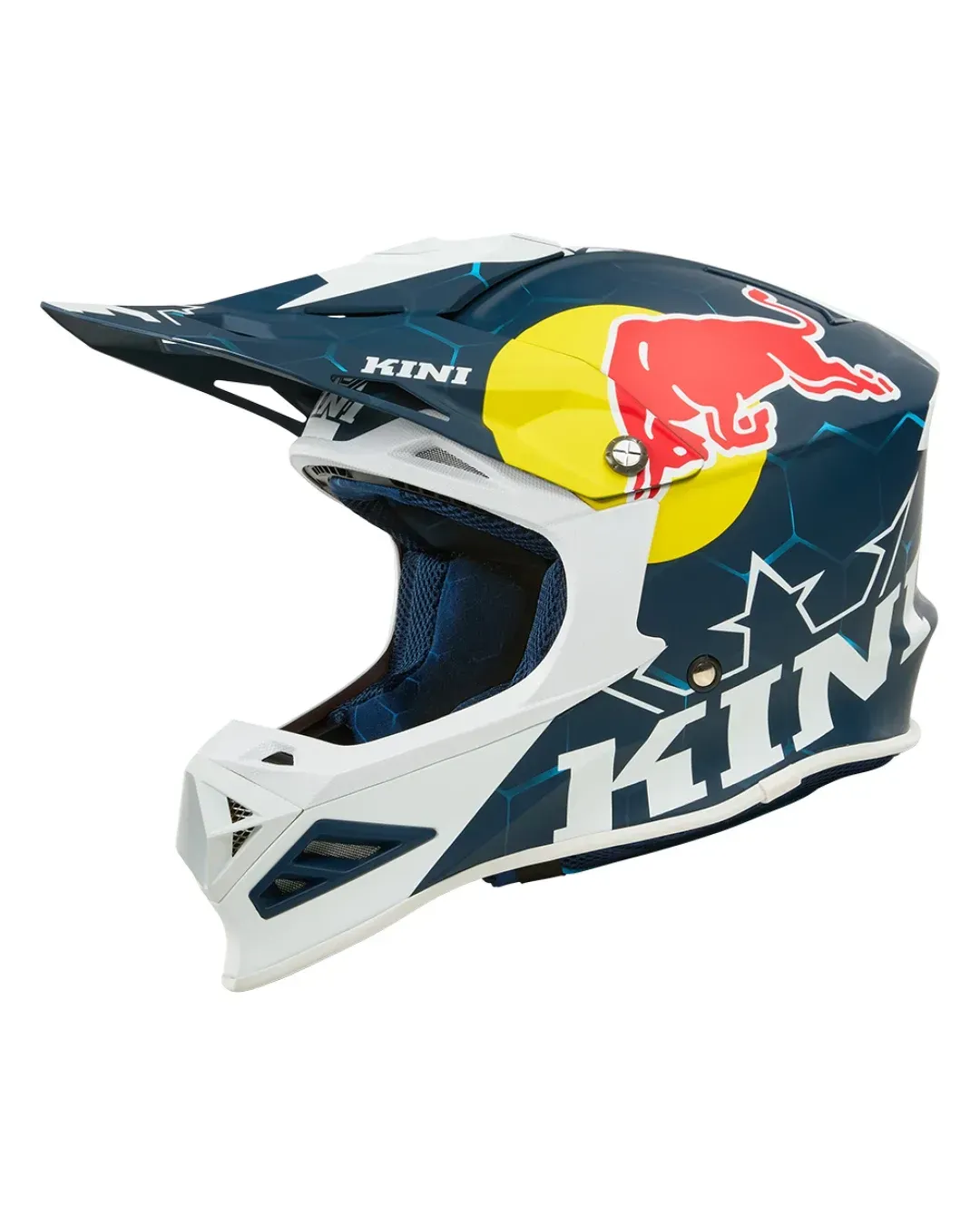 Мотокрос каска KINI RED BULL MXC1 1.0-BLUE/WHITE
