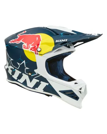 Мотокрос каска KINI RED BULL MXC1 1.0-BLUE/WHITE
