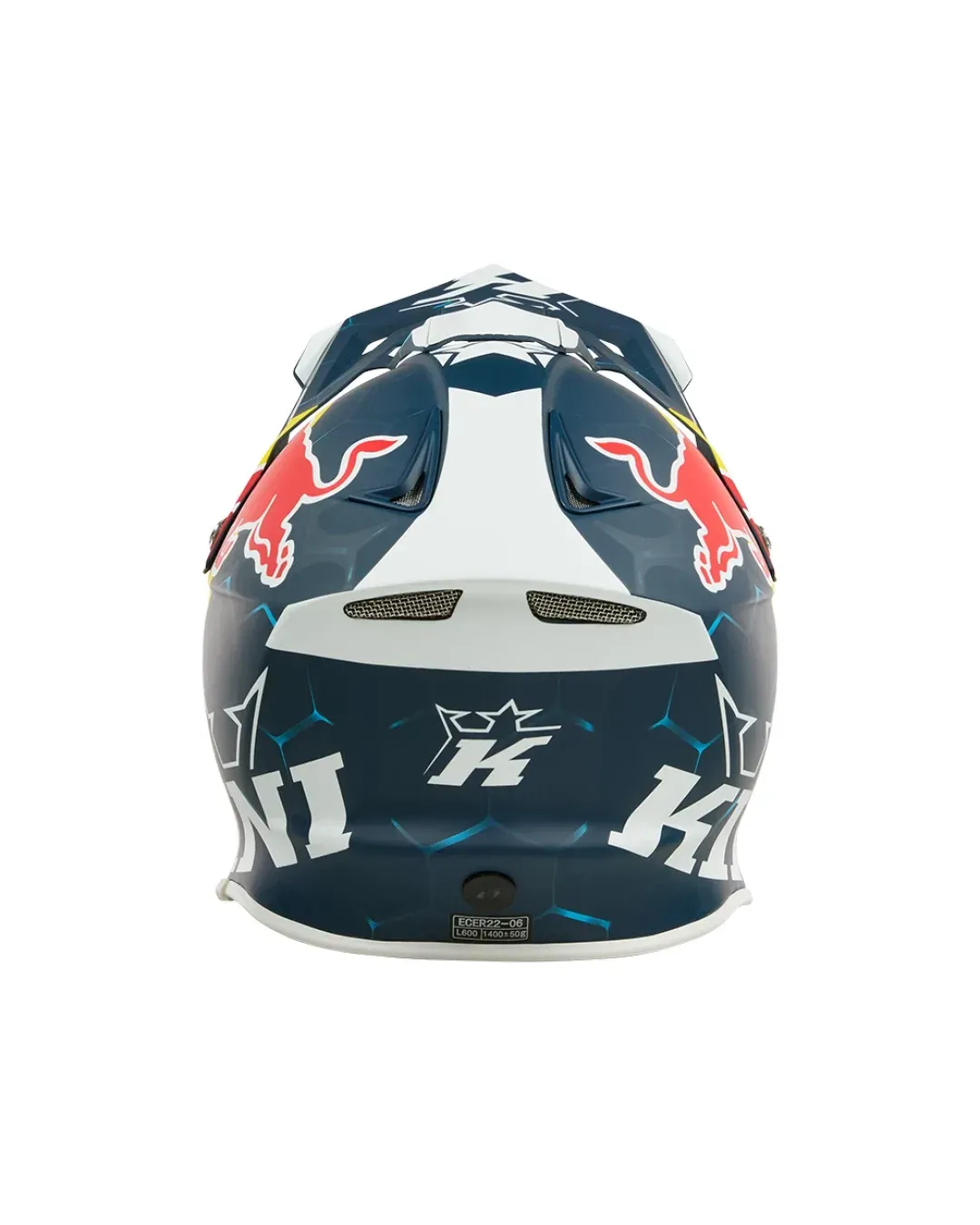 Мотокрос каска KINI RED BULL MXC1 1.0-BLUE/WHITE