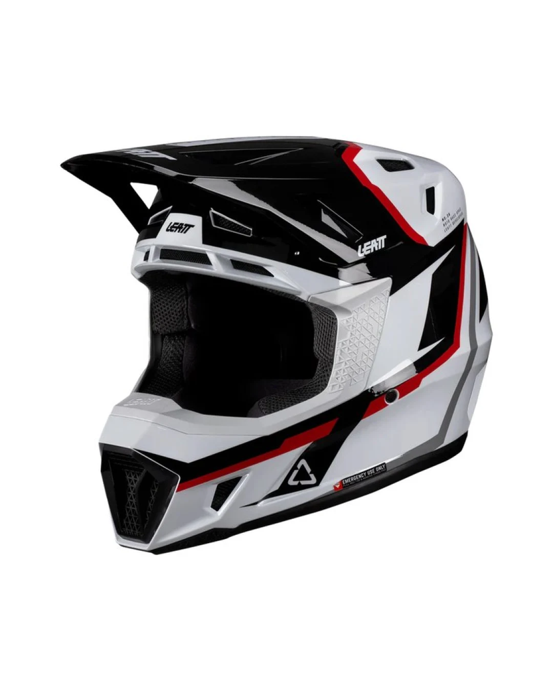Мотокрос каска LEATT Kit Moto 7.5 White/Red V26