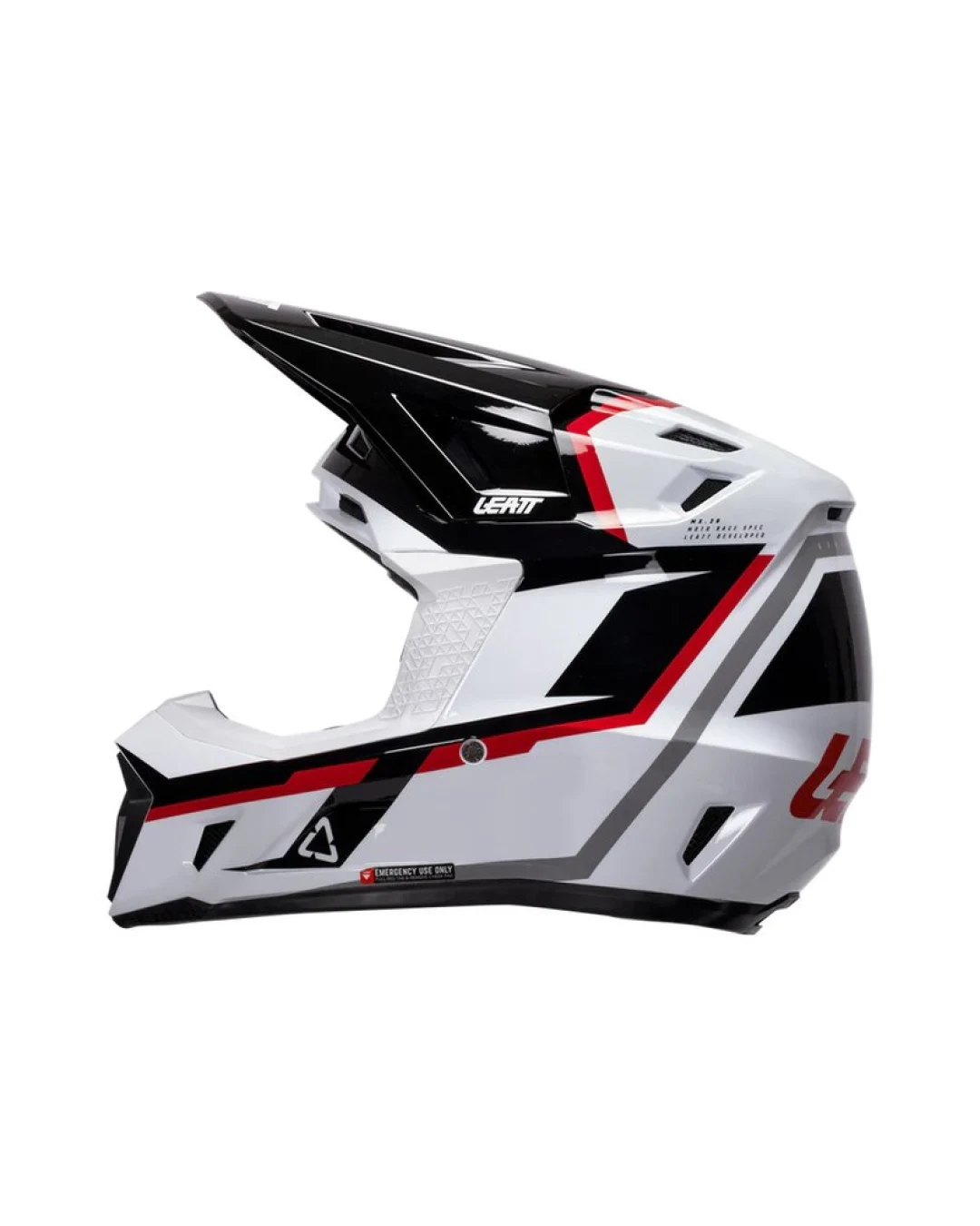 Мотокрос каска LEATT Kit Moto 7.5 White/Red V26