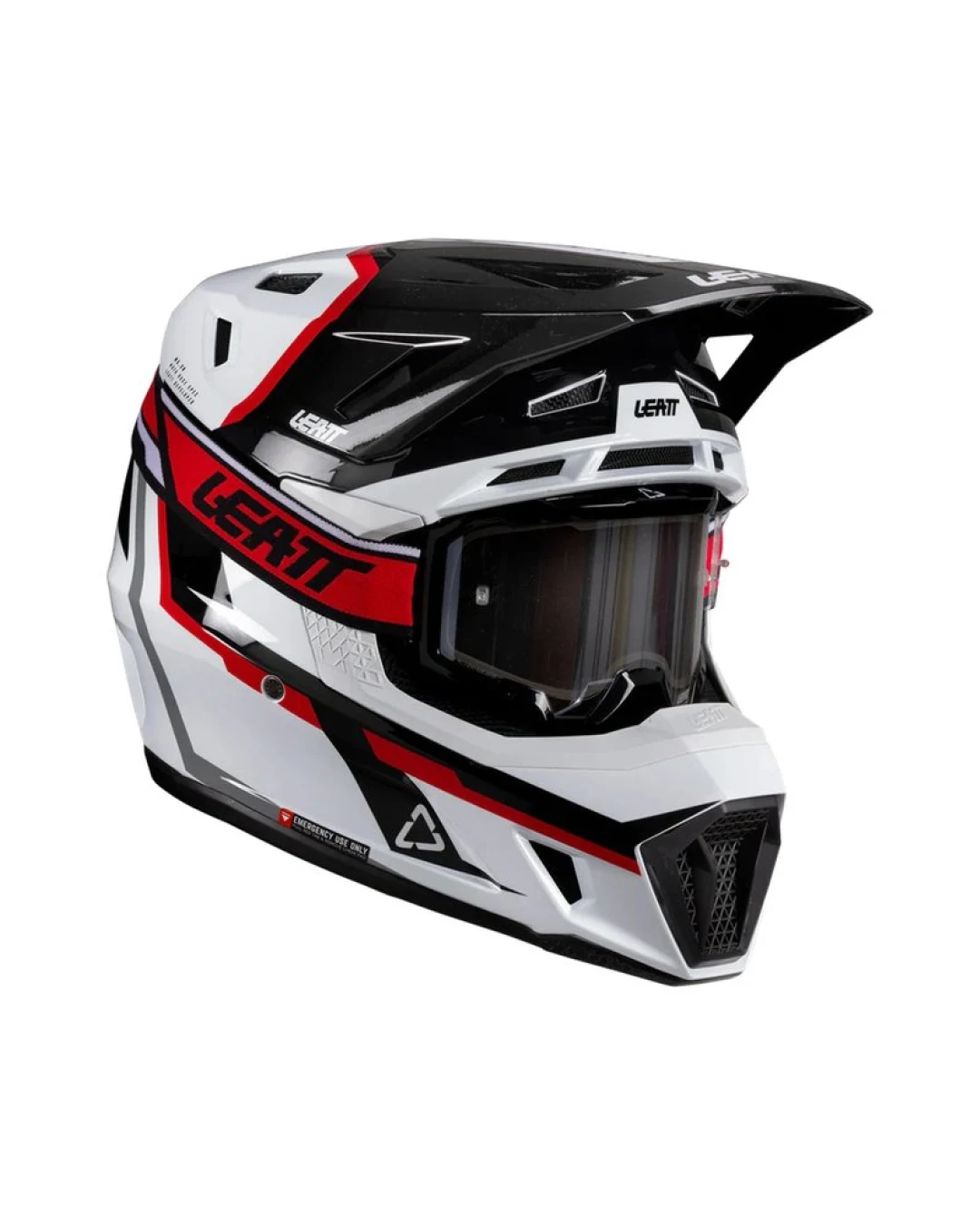 Мотокрос каска LEATT Kit Moto 7.5 White/Red V26