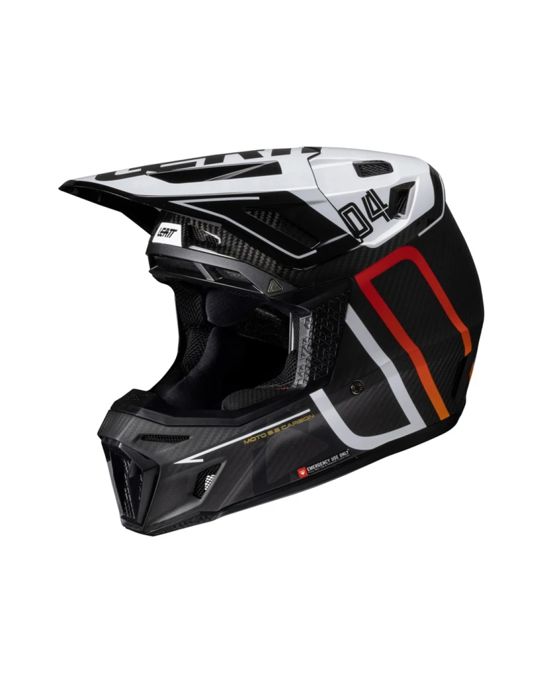 Мотокрос каска LEATT Kit Moto 9.5-Carbon/White V25