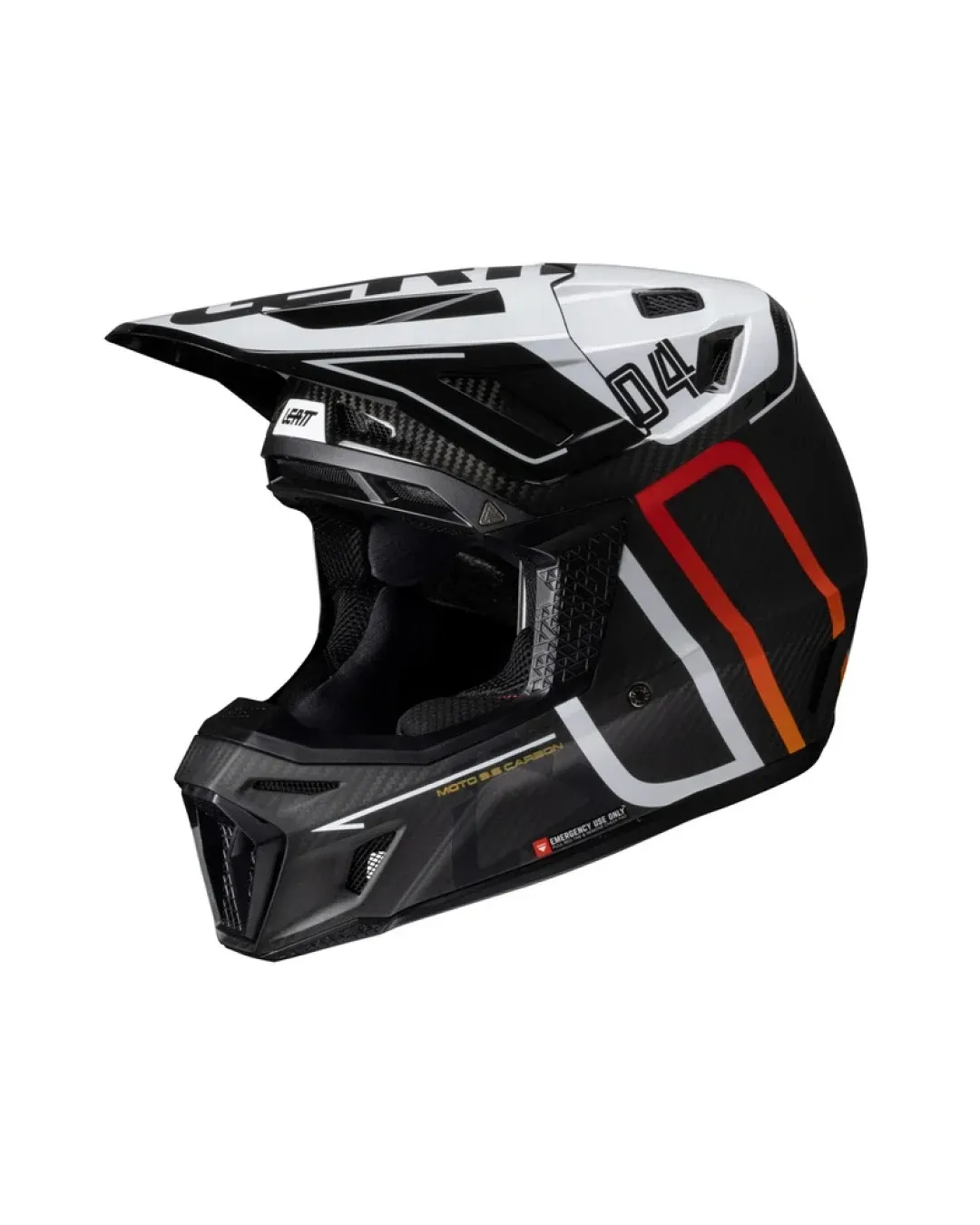Мотокрос каска LEATT Kit Moto 9.5-Carbon/White V25