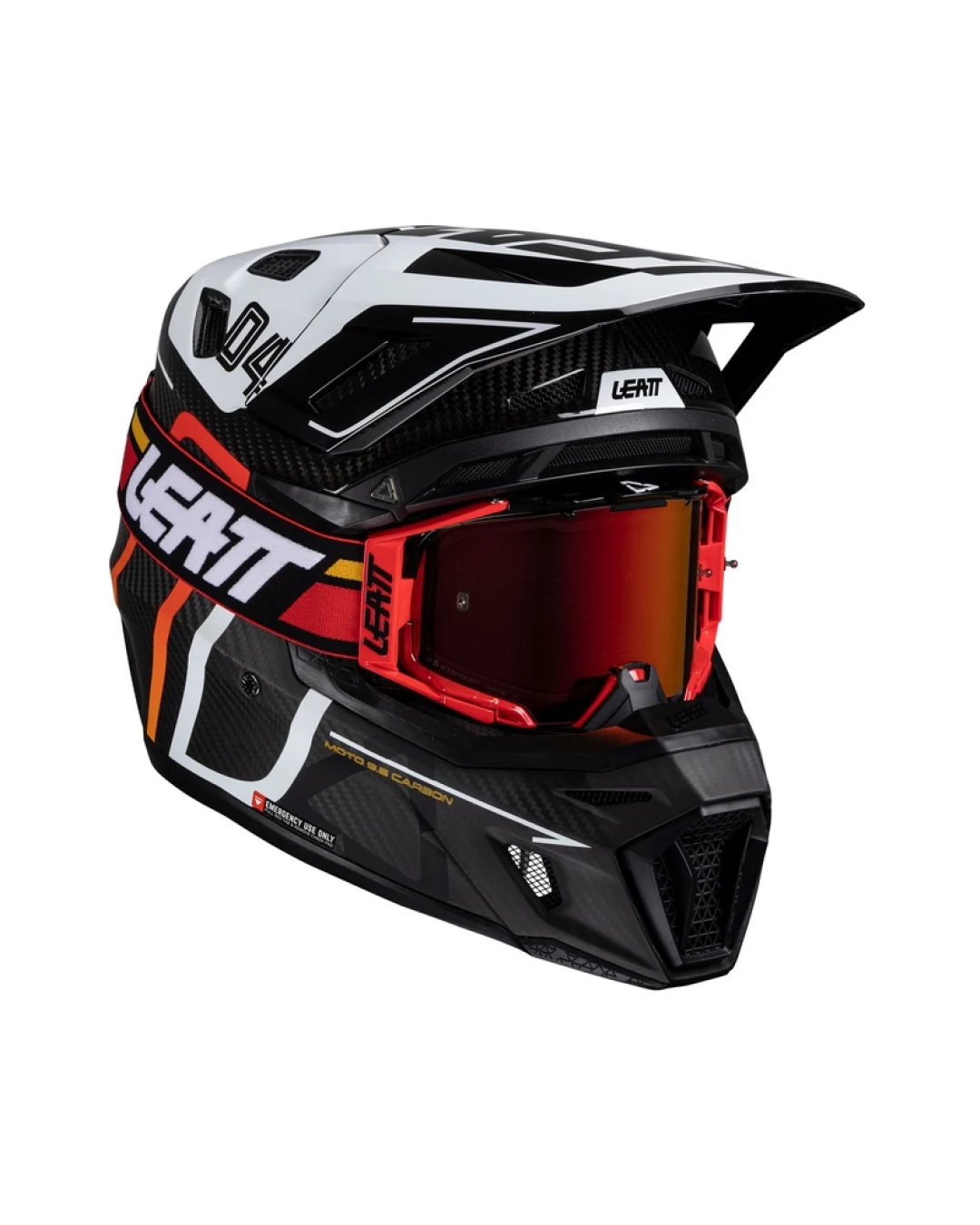 Мотокрос каска LEATT Kit Moto 9.5-Carbon/White V25