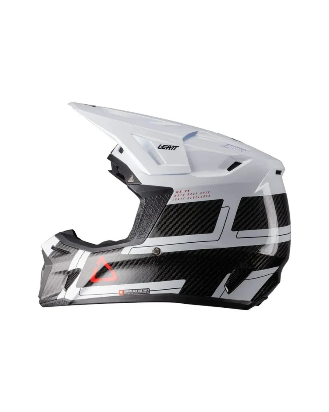 Мотокрос каска LEATT Kit Moto 9.5 Carbon/White V26