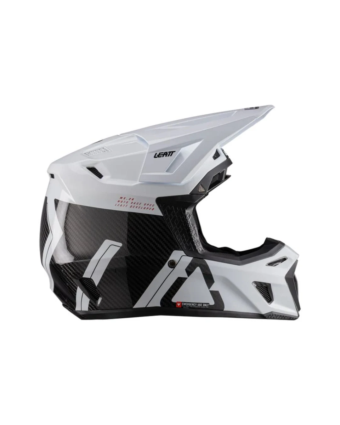 Мотокрос каска LEATT Kit Moto 9.5 Carbon/White V26