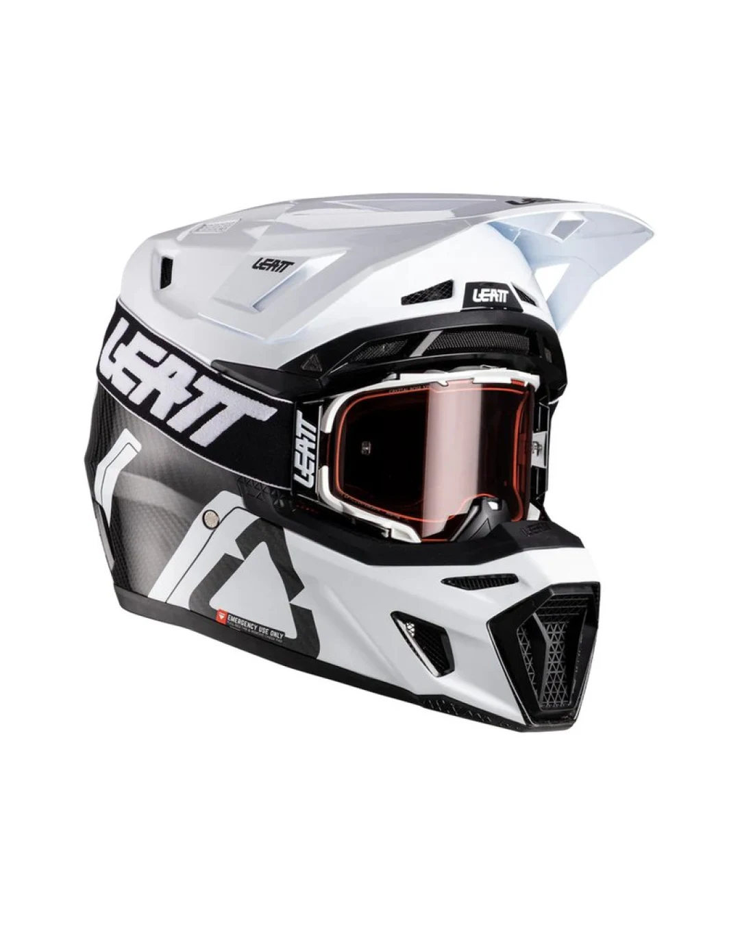Мотокрос каска LEATT Kit Moto 9.5 Carbon/White V26