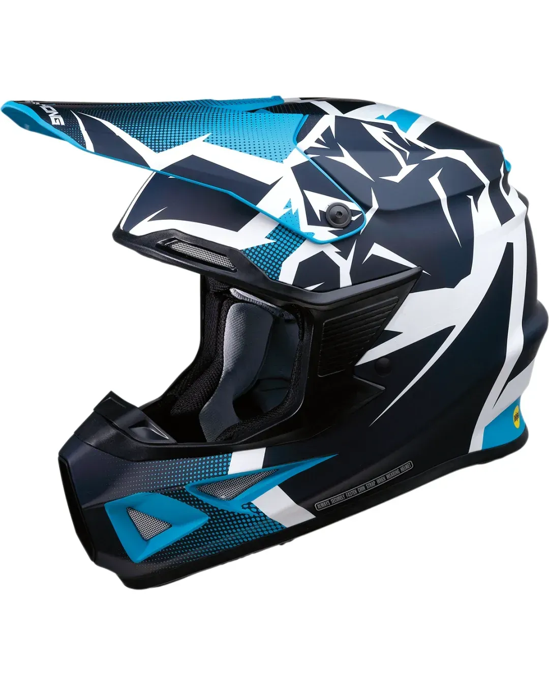 Мотокрос каска MOOSE RACING FI AGROID BLUE