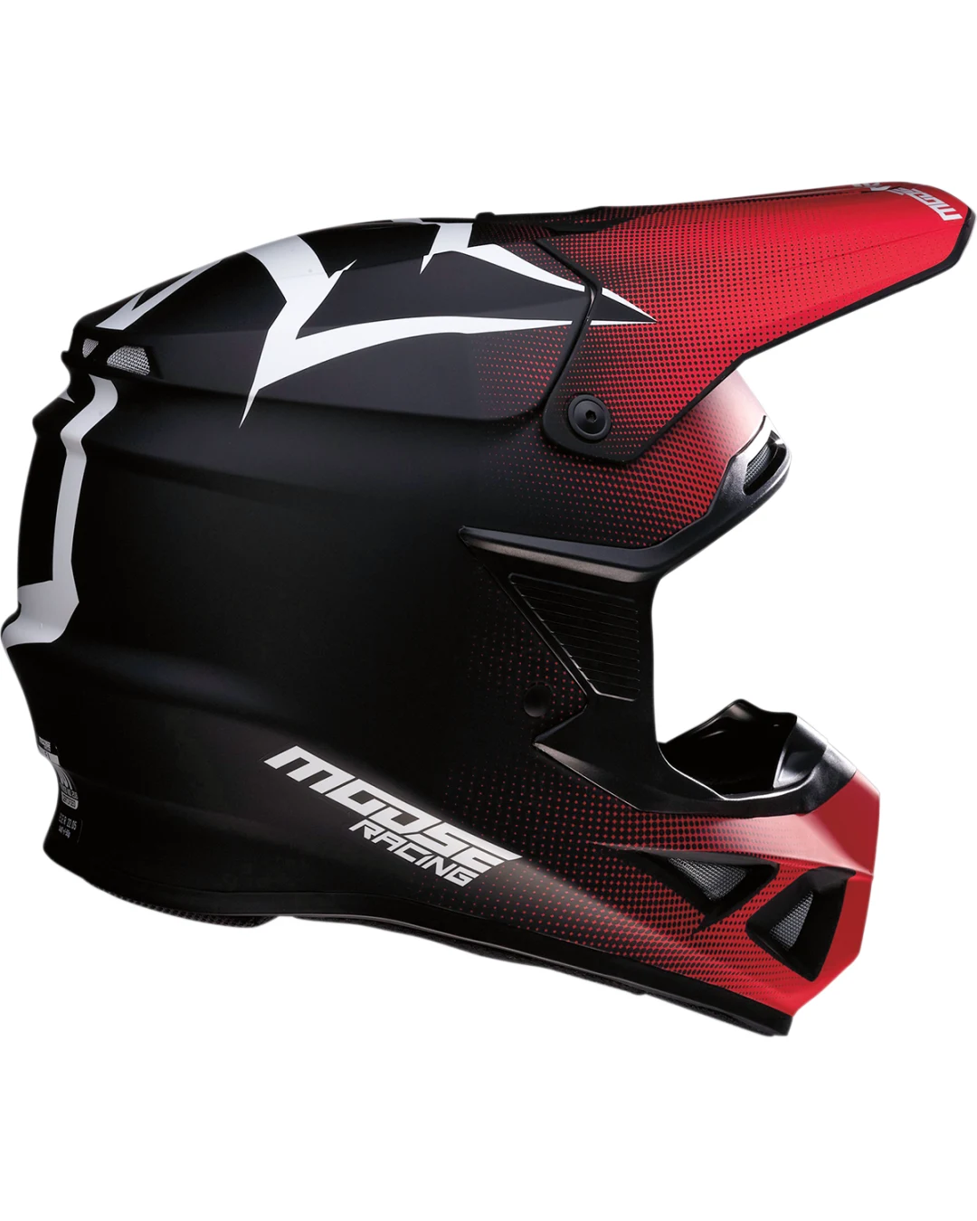 Мотокрос каска MOOSE RACING FI AGROID RED