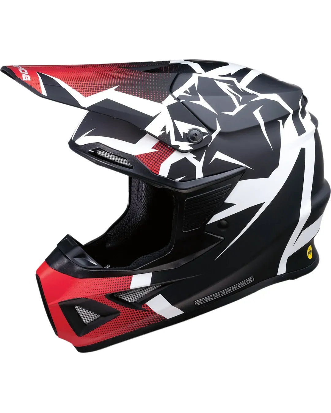 Мотокрос каска MOOSE RACING FI AGROID RED