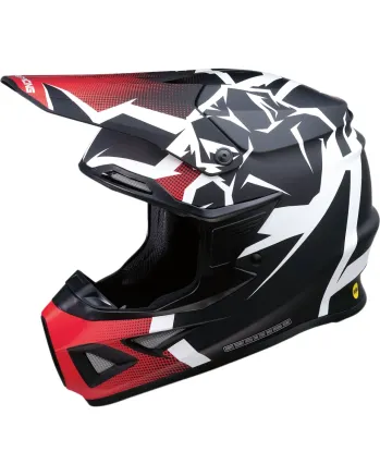 Мотокрос каска MOOSE RACING FI AGROID RED