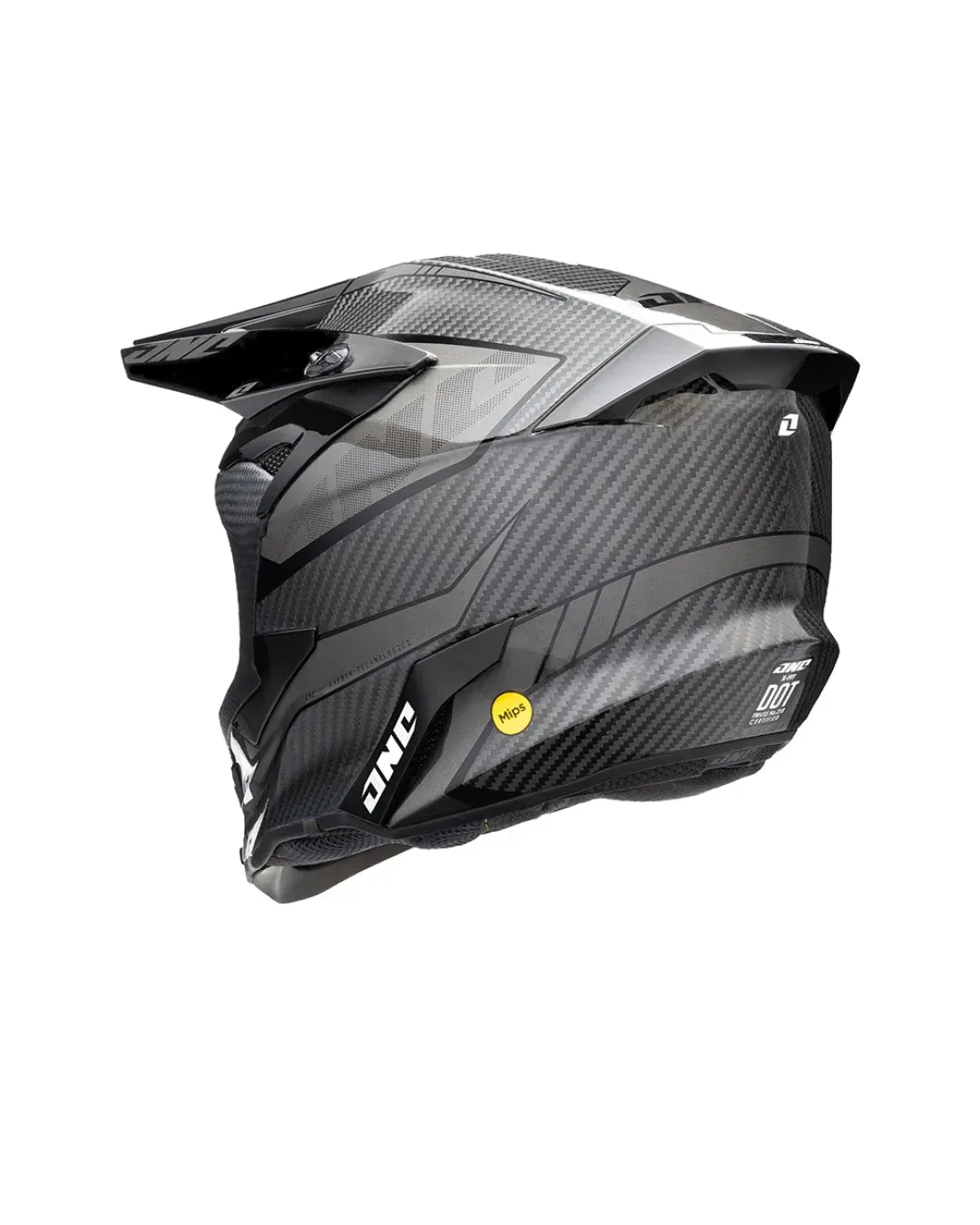 Мотокрос каска ONE INDUSTRIES X-197 CARBON BLACK ONYX