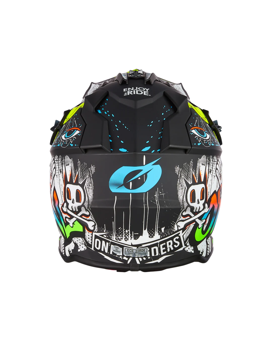 Мотокрос каска O'NEAL 2SERIES RANCID BLACK/WHITE